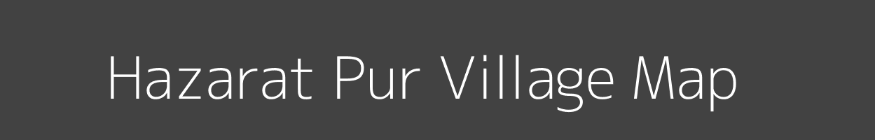 Map of Hazarat Pur Village in Uttar Pradesh Image