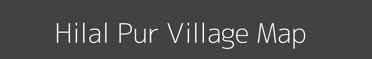 Map of Hilal Pur Village in Uttar Pradesh Image