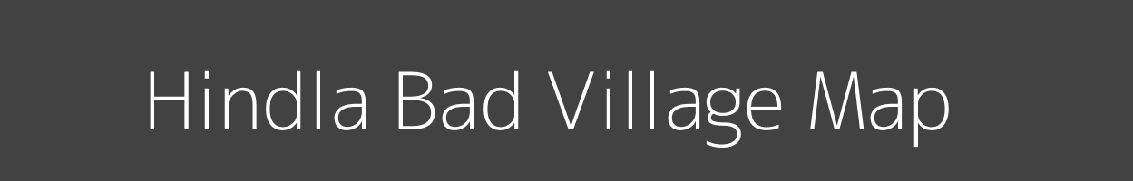 Map of Hindla Bad Village in Madhya Pradesh Image