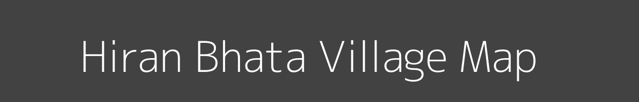 Map of Hiran Bhata Village in Madhya Pradesh Image