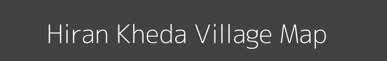 Map of Hiran Kheda Village in Madhya Pradesh Image