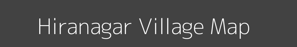 Map of Hiranagar Village in Jammu and Kashmir Image