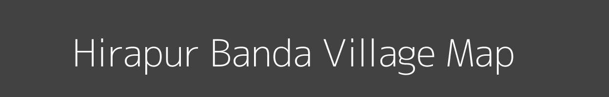 Map of Hirapur Banda Village in Madhya Pradesh Image