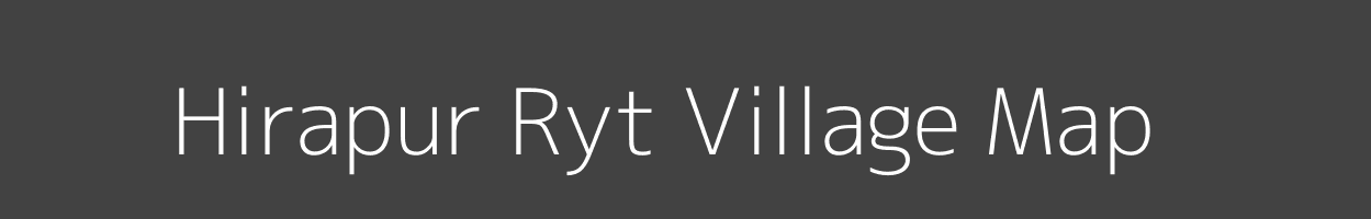 Map of Hirapur Ryt Village in Madhya Pradesh Image