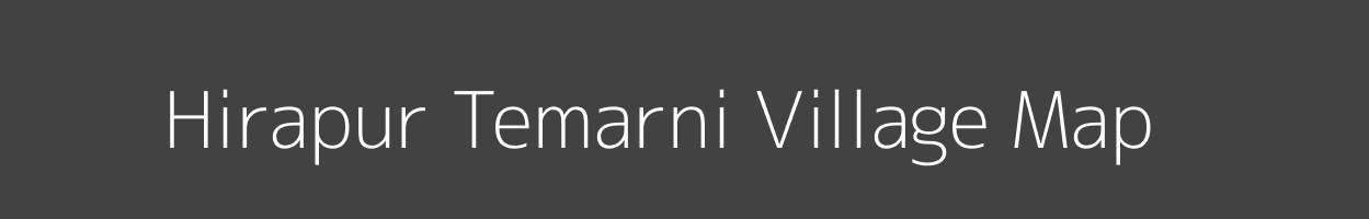 Map of Hirapur Temarni Village in Madhya Pradesh Image