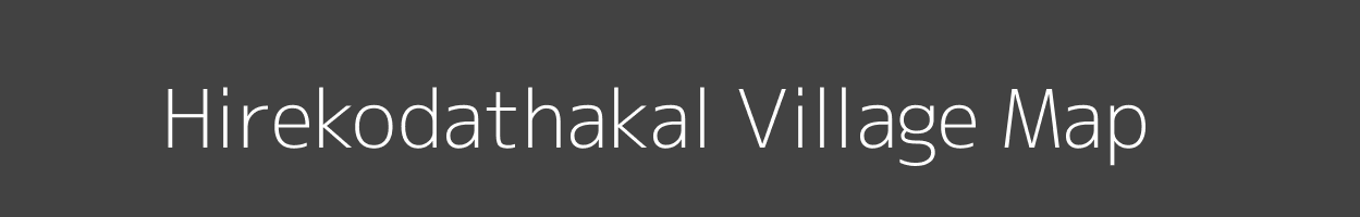 Map of Hirekodathakal Village in Karnataka Image
