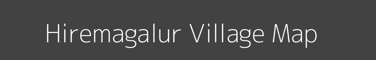 Map of Hiremagalur Village in Karnataka Image