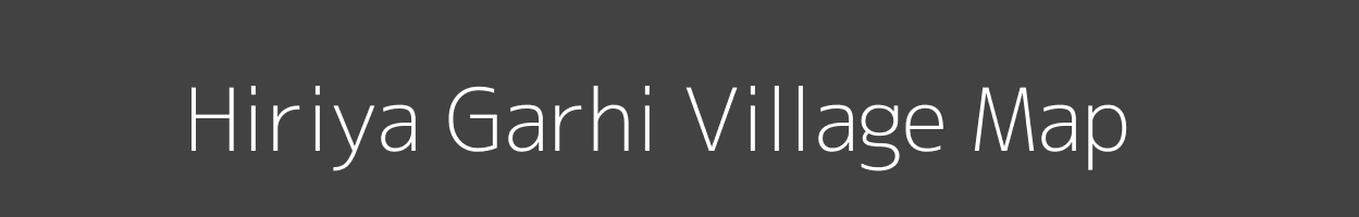 Map of Hiriya Garhi Village in Rajasthan Image