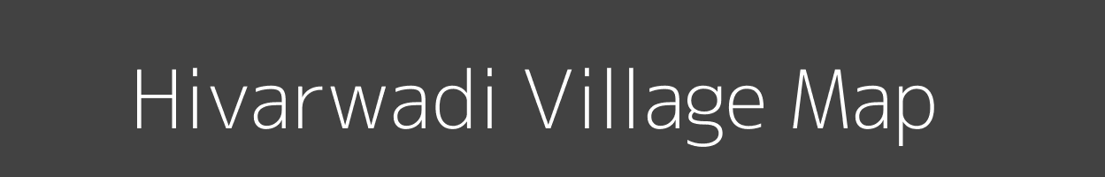 Map of Hivarwadi Village in Maharashtra Image