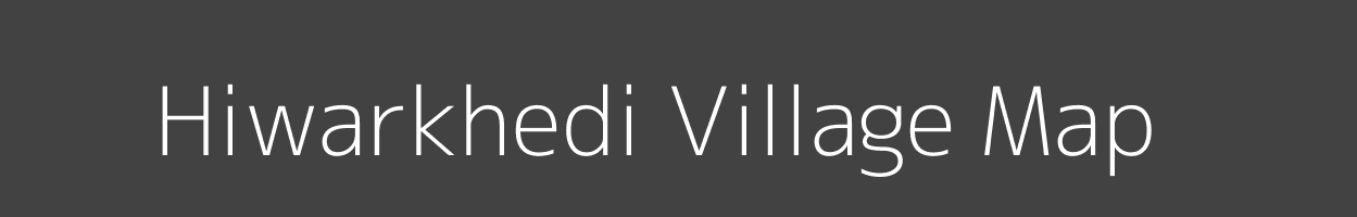 Map of Hiwarkhedi Village in Madhya Pradesh Image