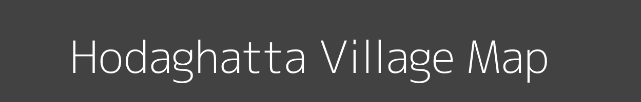 Map of Hodaghatta Village in Karnataka Image