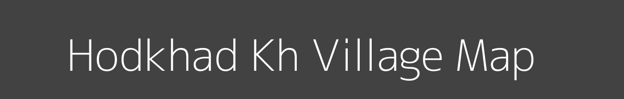 Map of Hodkhad Kh Village in Maharashtra Image