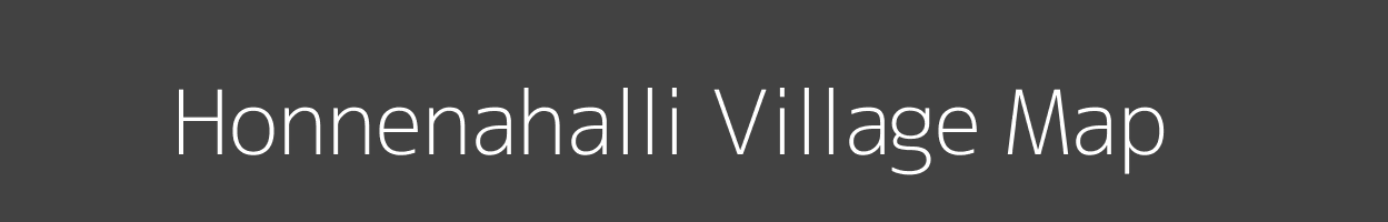 Map of Honnenahalli Village in Karnataka Image