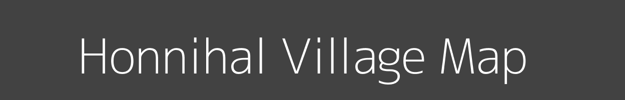 Map of Honnihal Village in Karnataka Image