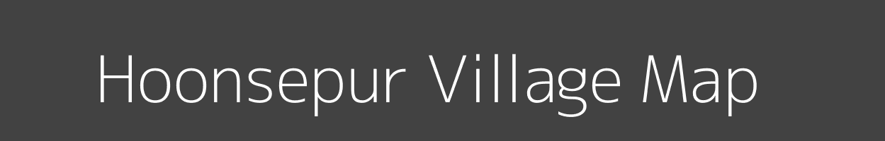 Map of Hoonsepur Village in Uttar Pradesh Image