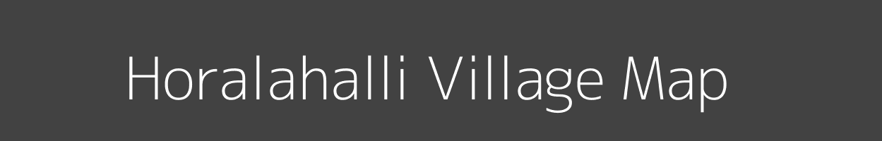 Map of Horalahalli Village in Karnataka Image