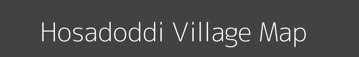 Map of Hosadoddi Village in Karnataka Image