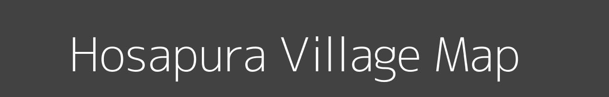 Map of Hosapura Village in Karnataka Image