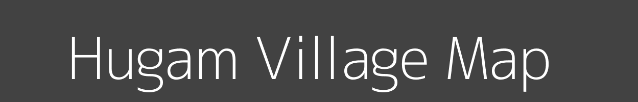 Map of Hugam Village in Jammu and Kashmir Image