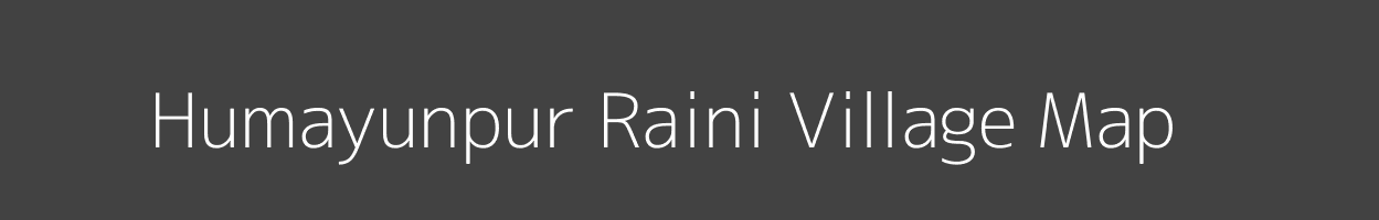 Map of Humayunpur Raini Village in Uttar Pradesh Image