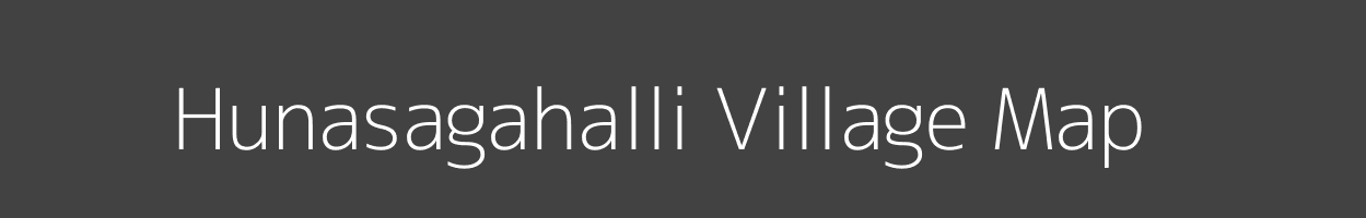 Map of Hunasagahalli Village in Karnataka Image