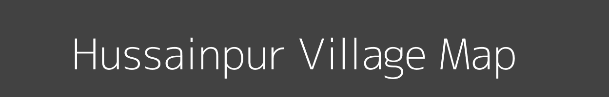 Map of Hussainpur Village in Uttar Pradesh Image