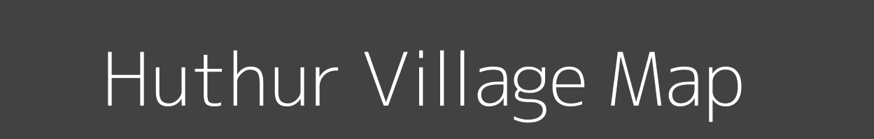 Map of Huthur Village in Karnataka Image