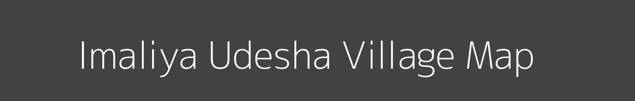 Map of Imaliya Udesha Village in Madhya Pradesh Image