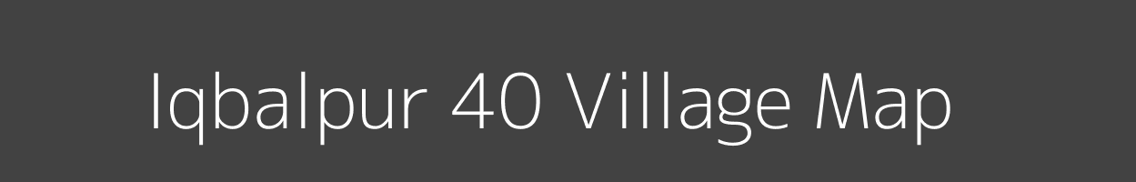 Map of Iqbalpur 40 Village in Haryana Image