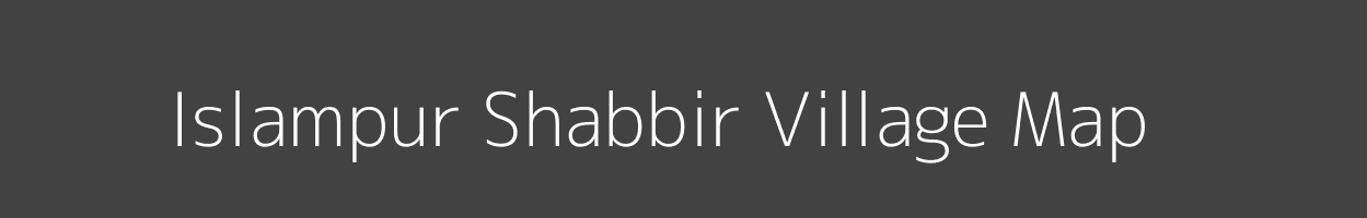 Map of Islampur Shabbir Village in Uttar Pradesh Image