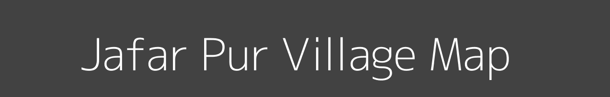 Map of Jafar Pur Village in Uttar Pradesh Image