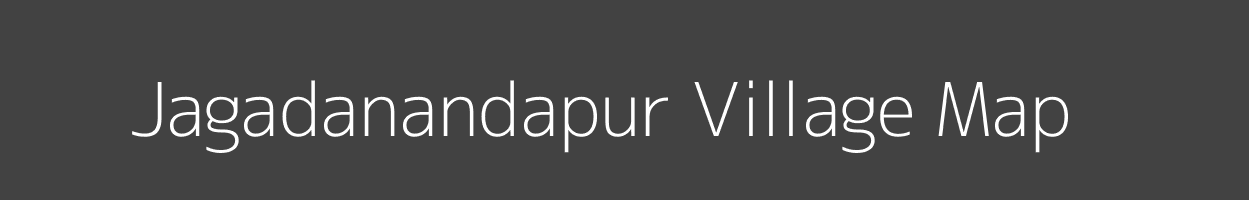 Map of Jagadanandapur Village in West Bengal Image