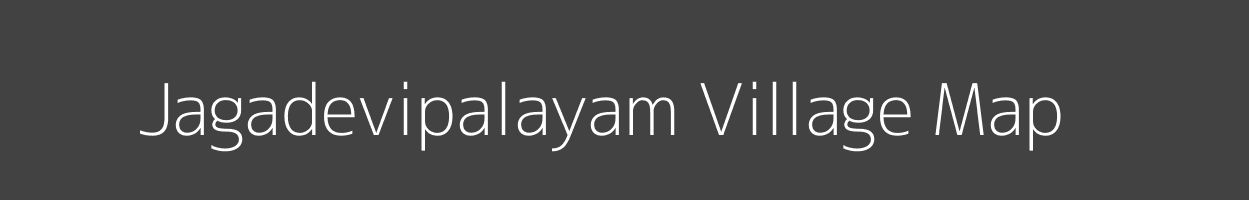 Map of Jagadevipalayam Village in Tamil Nadu Image