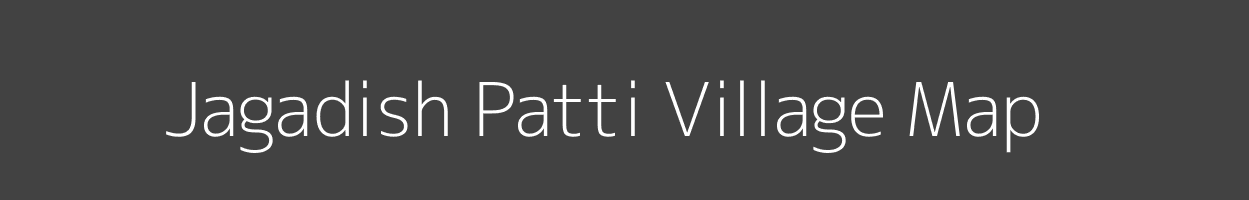 Map of Jagadish Patti Village in Uttar Pradesh Image