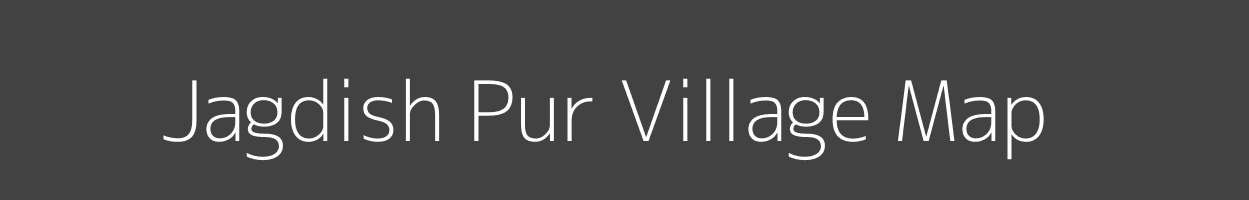 Map of Jagdish Pur Village in Uttar Pradesh Image