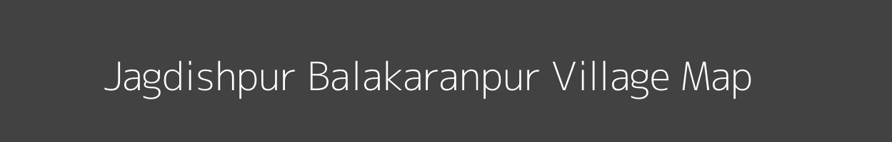 Map of Jagdishpur Balakaranpur Village in Uttar Pradesh Image