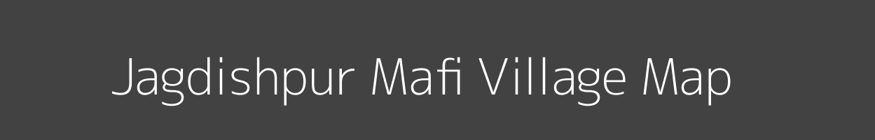 Map of Jagdishpur Mafi Village in Uttar Pradesh Image