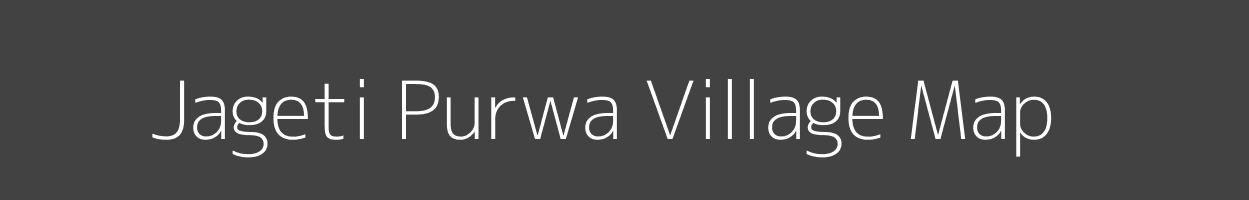 Map of Jageti Purwa Village in Madhya Pradesh Image