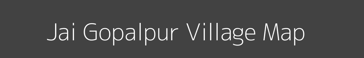 Map of Jai Gopalpur Village in Uttar Pradesh Image