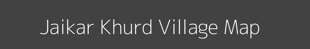 Map of Jaikar Khurd Village in Uttar Pradesh Image