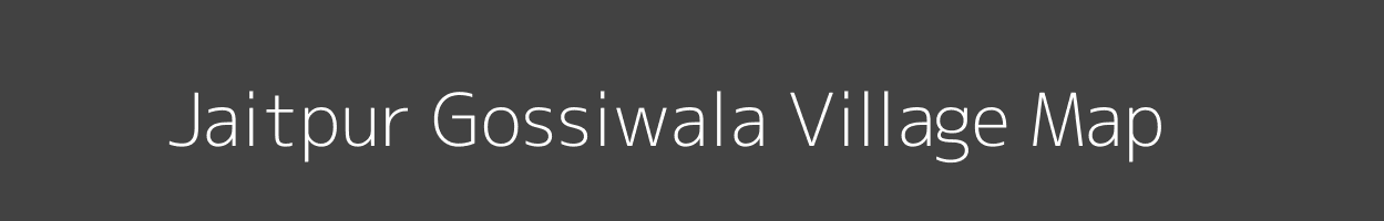 Map of Jaitpur Gossiwala Village in Uttar Pradesh Image