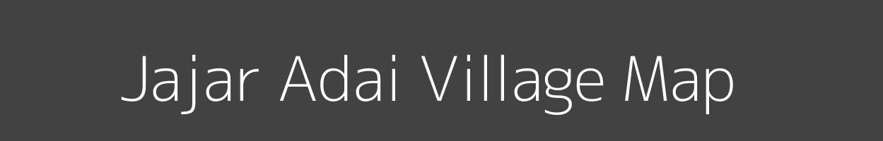 Map of Jajar Adai Village in Uttar Pradesh Image