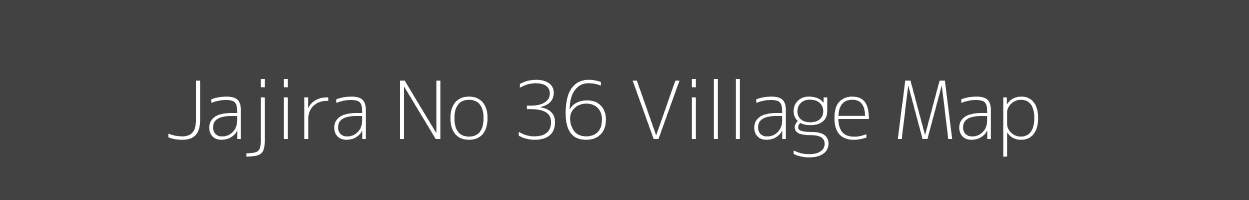 Map of Jajira No 36 Village in Uttar Pradesh Image