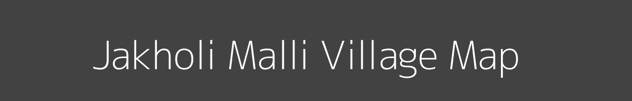Map of Jakholi Malli Village in Uttarakhand Image