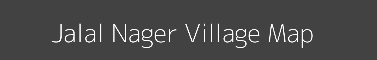 Map of Jalal Nager Village in Uttar Pradesh Image