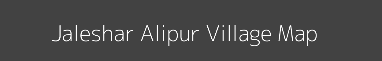 Map of Jaleshar Alipur Village in Uttar Pradesh Image