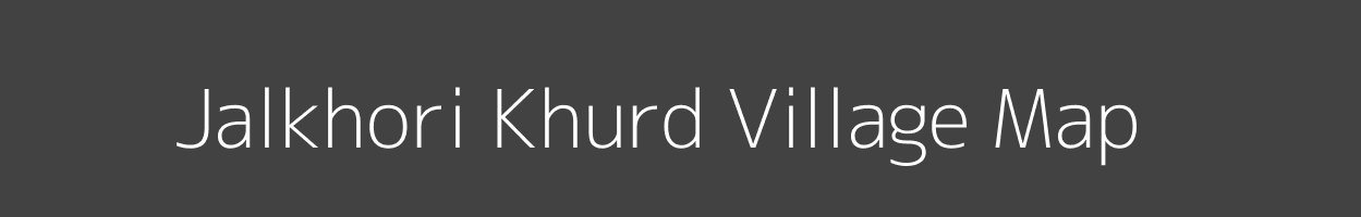 Map of Jalkhori Khurd Village in Uttar Pradesh Image