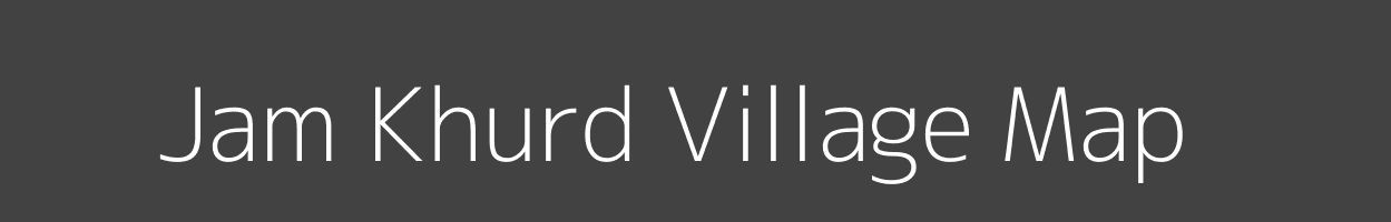 Map of Jam Khurd Village in Madhya Pradesh Image