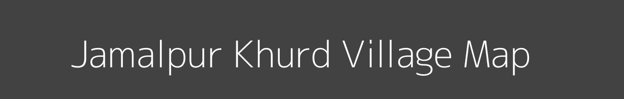 Map of Jamalpur Khurd Village in Uttarakhand Image