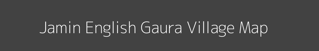 Map of Jamin English Gaura Village in Uttar Pradesh Image